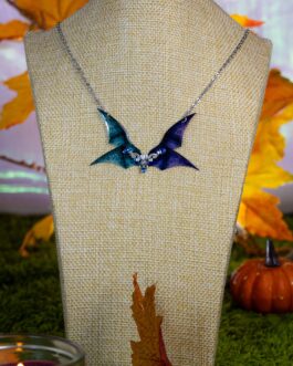 [pièce unique] Collier ailes de minuit