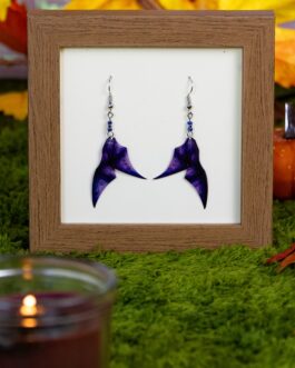 Boucles ailes de minuit violettes