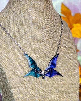[pièce unique] Collier ailes de minuit