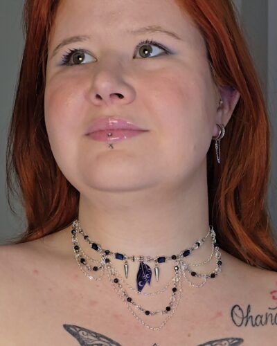 [Pièce unique] Collier Séléné polaire