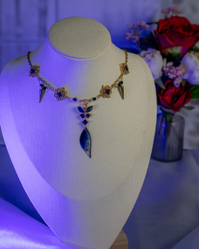 [Pièce unique] Collier Papillon de minuit