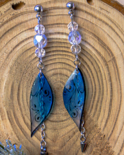 [Pièce unique] Boucles Pics de glace