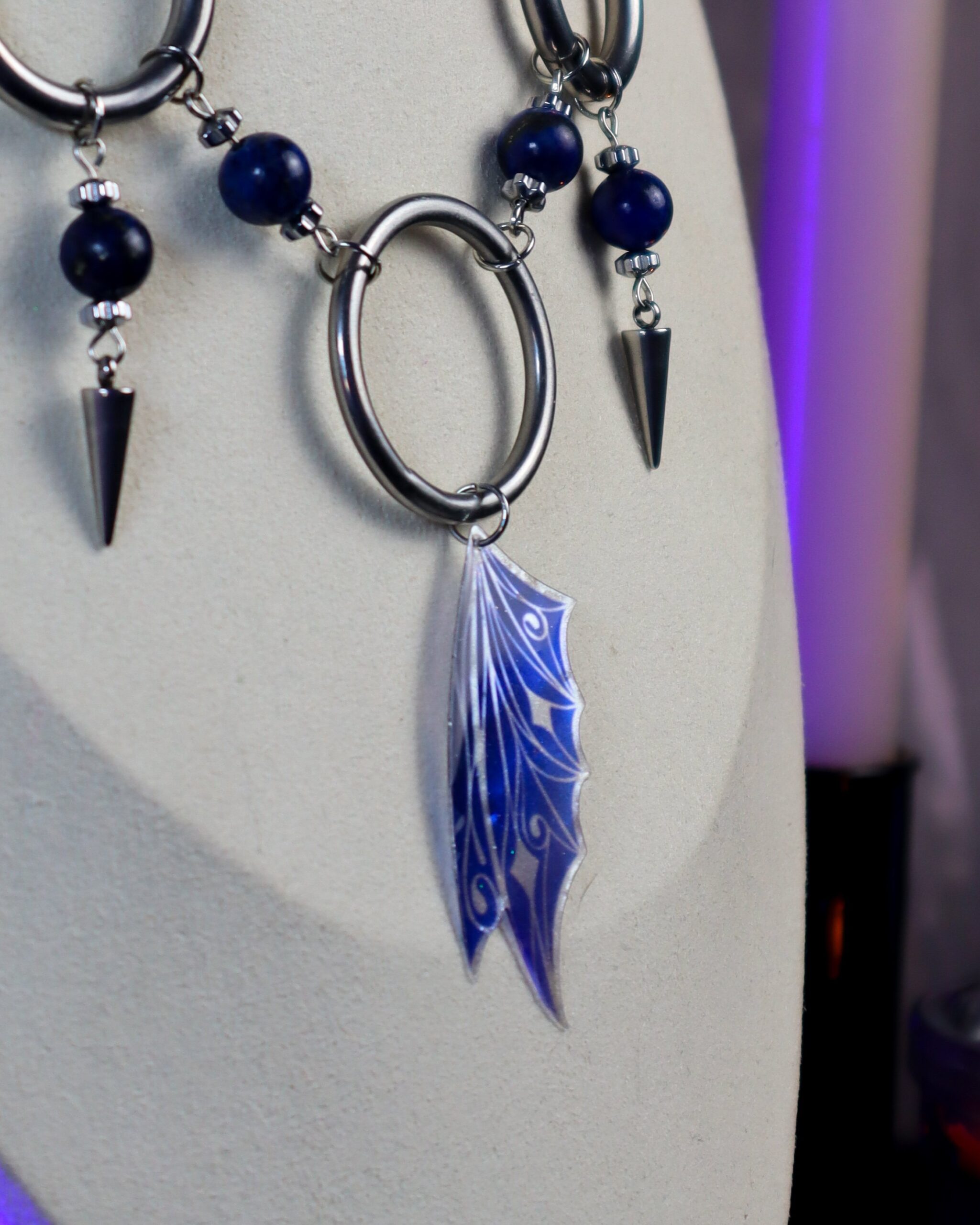 Collier Trialis - Bleu – Image 3