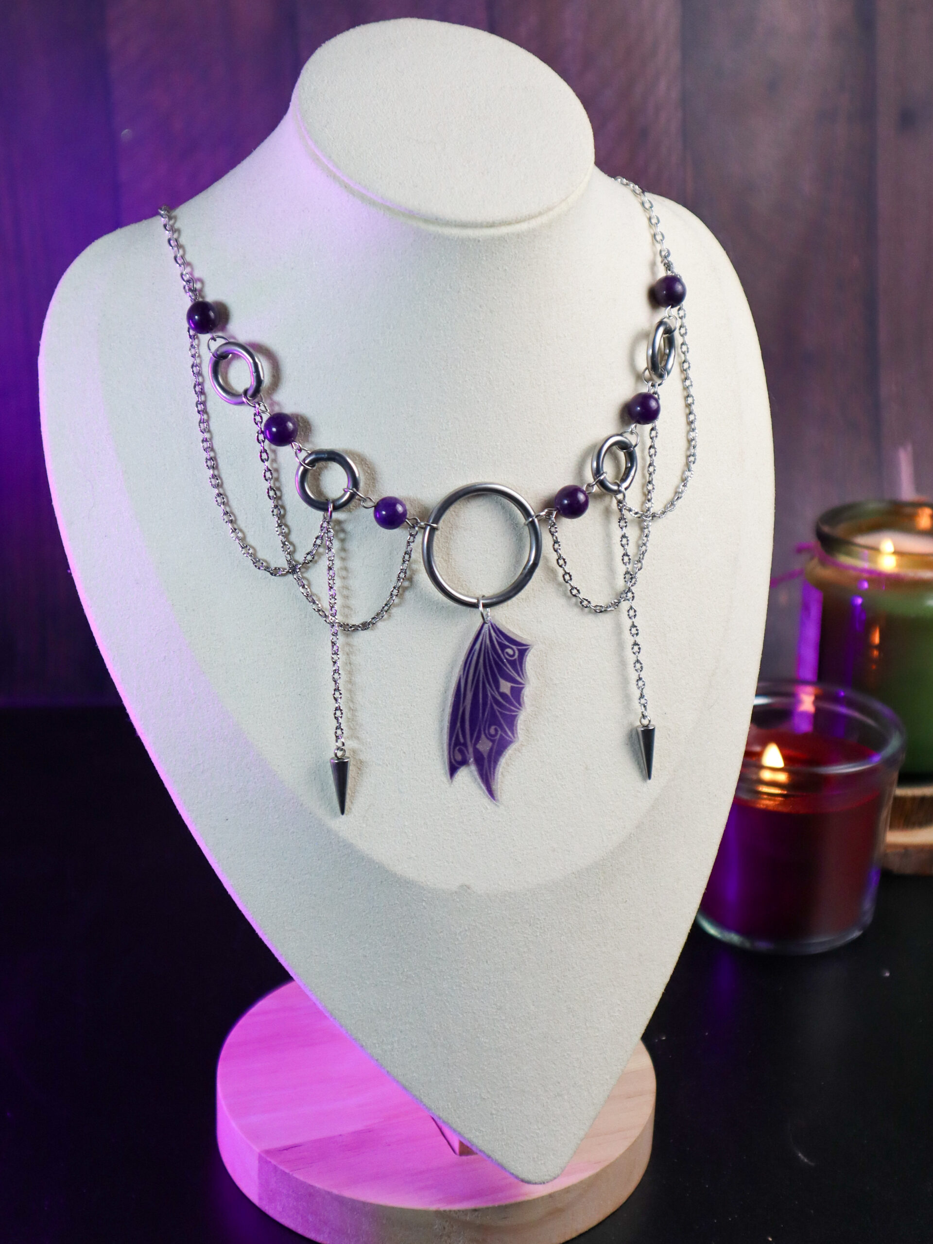 Collier Noctalis - Violet