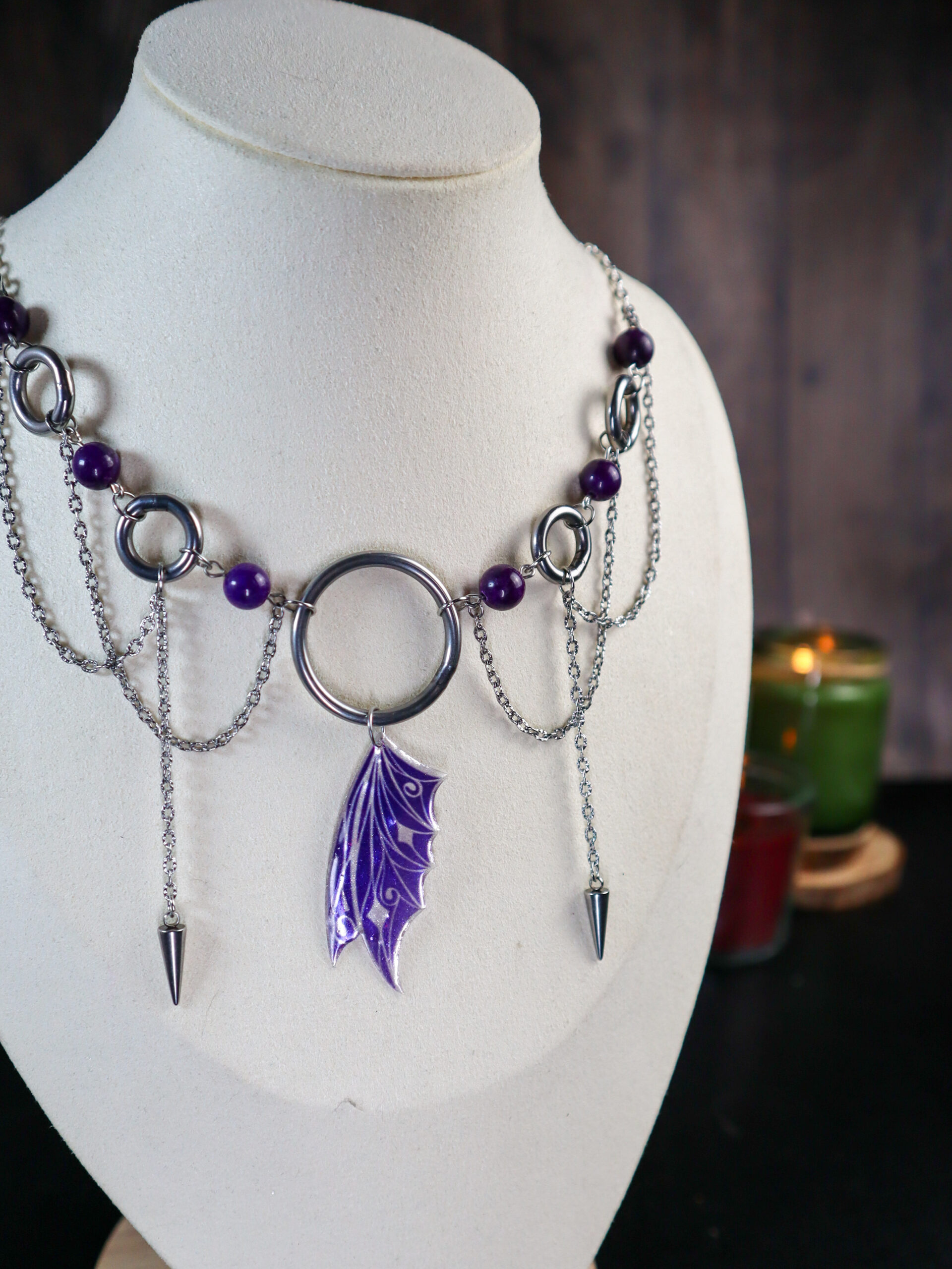 Collier Noctalis - Violet – Image 2