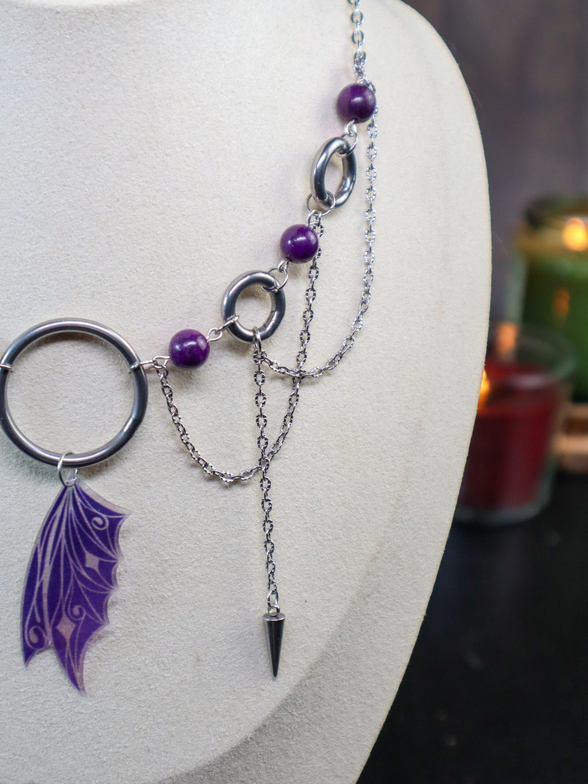 Collier Noctalis - Violet – Image 3