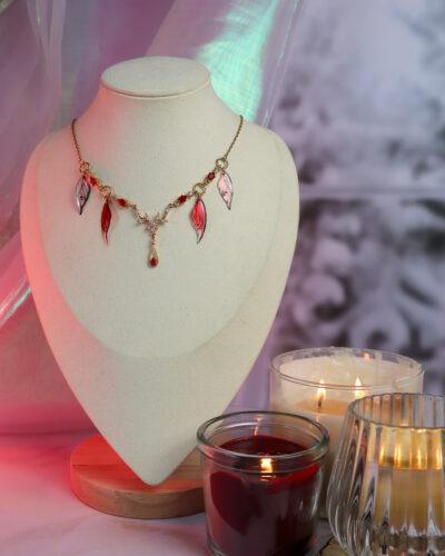 [Pièce unique] Collier Envol Écarlate