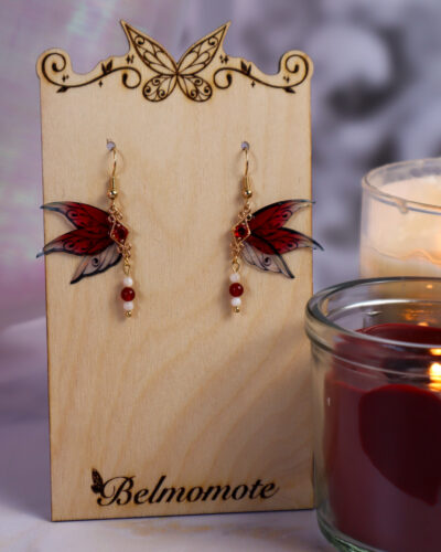 [Pièce unique] Boucles Reine Écarlate