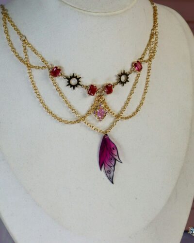 Collier Hélisandre Rose