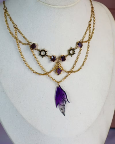 Collier Hélisandre Violet