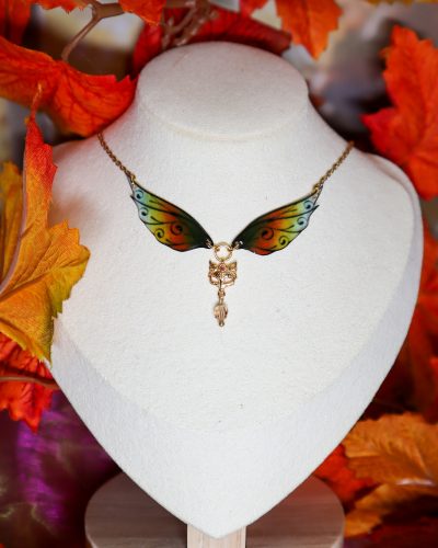 Collier renard doré