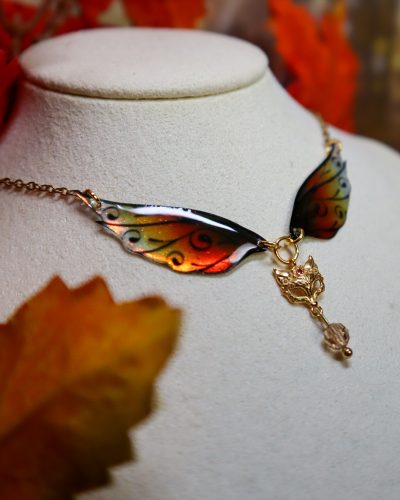 Collier renard doré